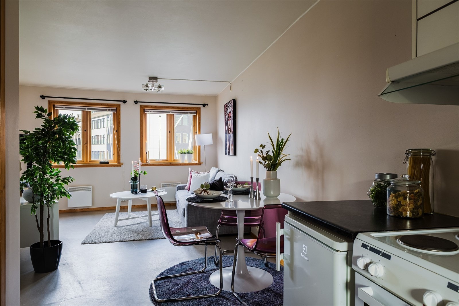 Fra kjøkken mot stue Galleribilde