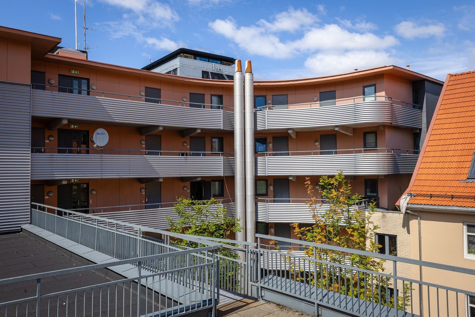 Noe av utsikten fra felles takterrasse Galleribilde