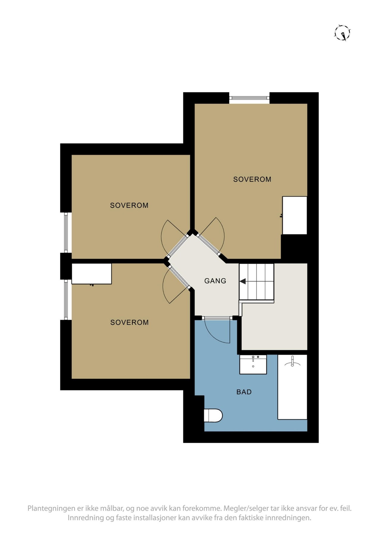 Planløsning 2.etg. Galleribilde