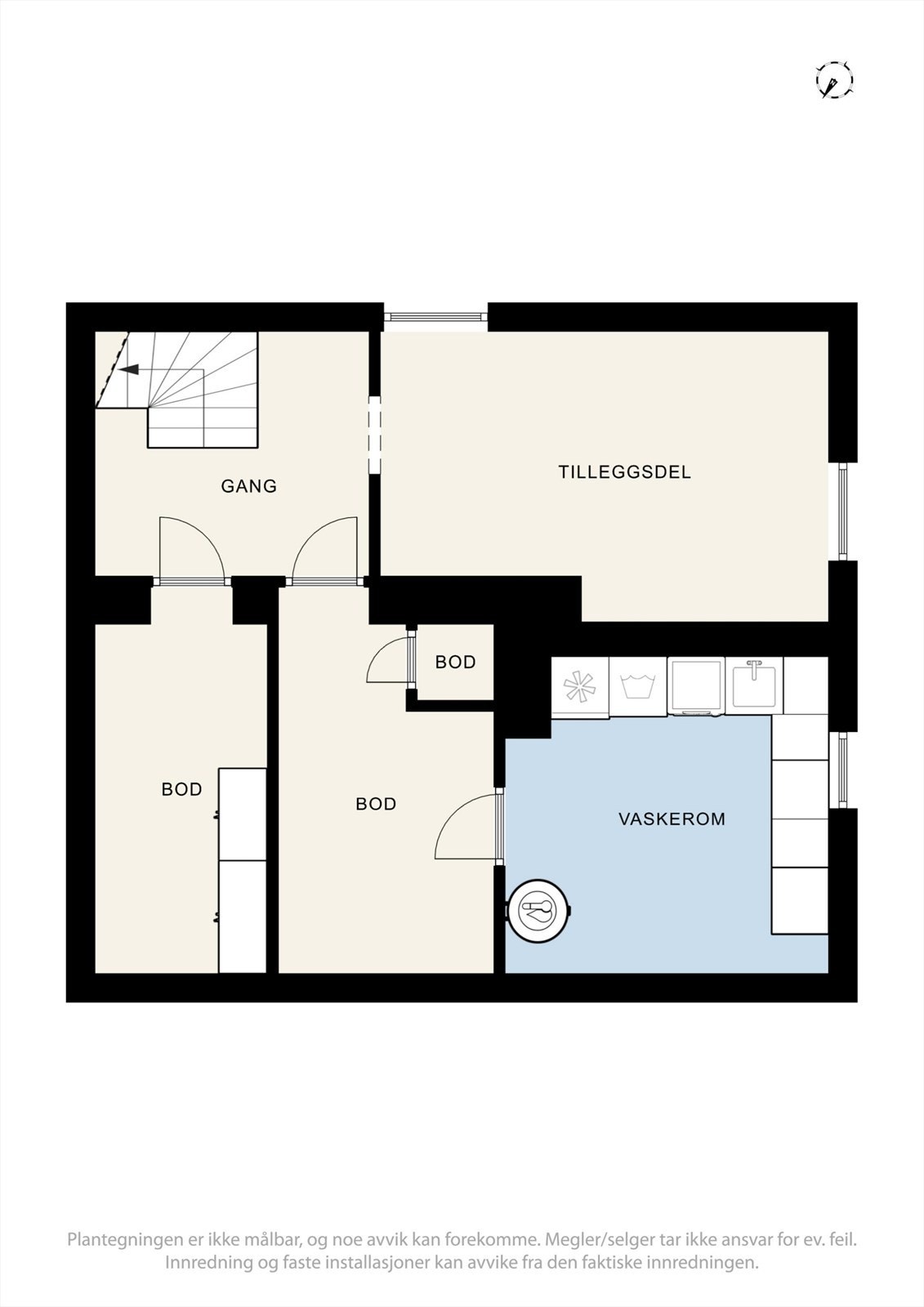 Plantegning kjeller Galleribilde