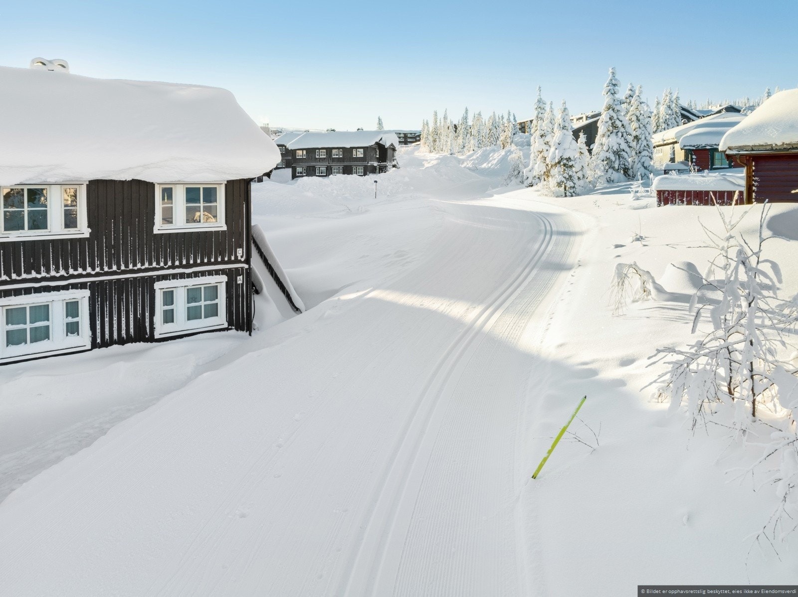 Bo i herlig vinteridyll i Fageråsen med ski inn-ut løype rett ved siden av leiligheten og kort vei til alle fasiliteter i fjellet. Galleribilde