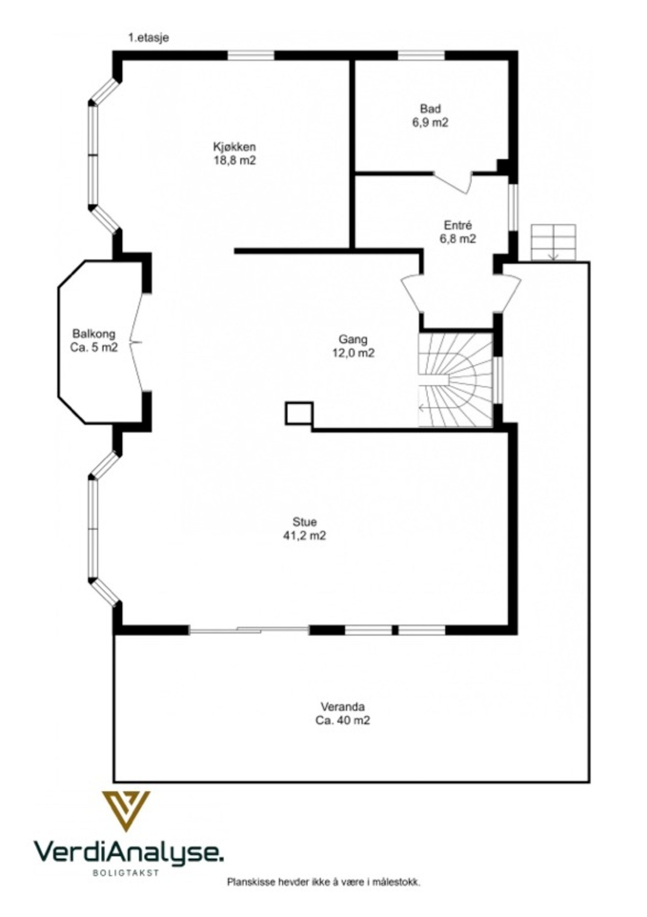 Planløsning 1.etasje Galleribilde