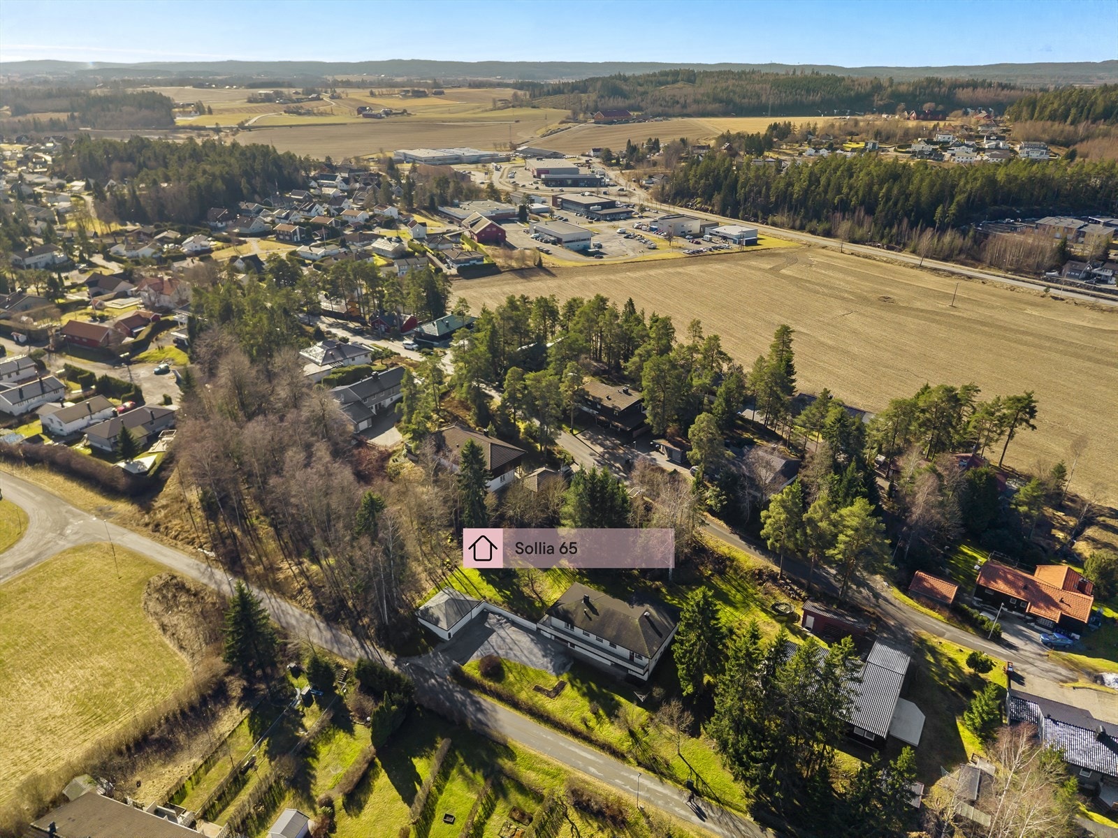 Dronefoto Galleribilde