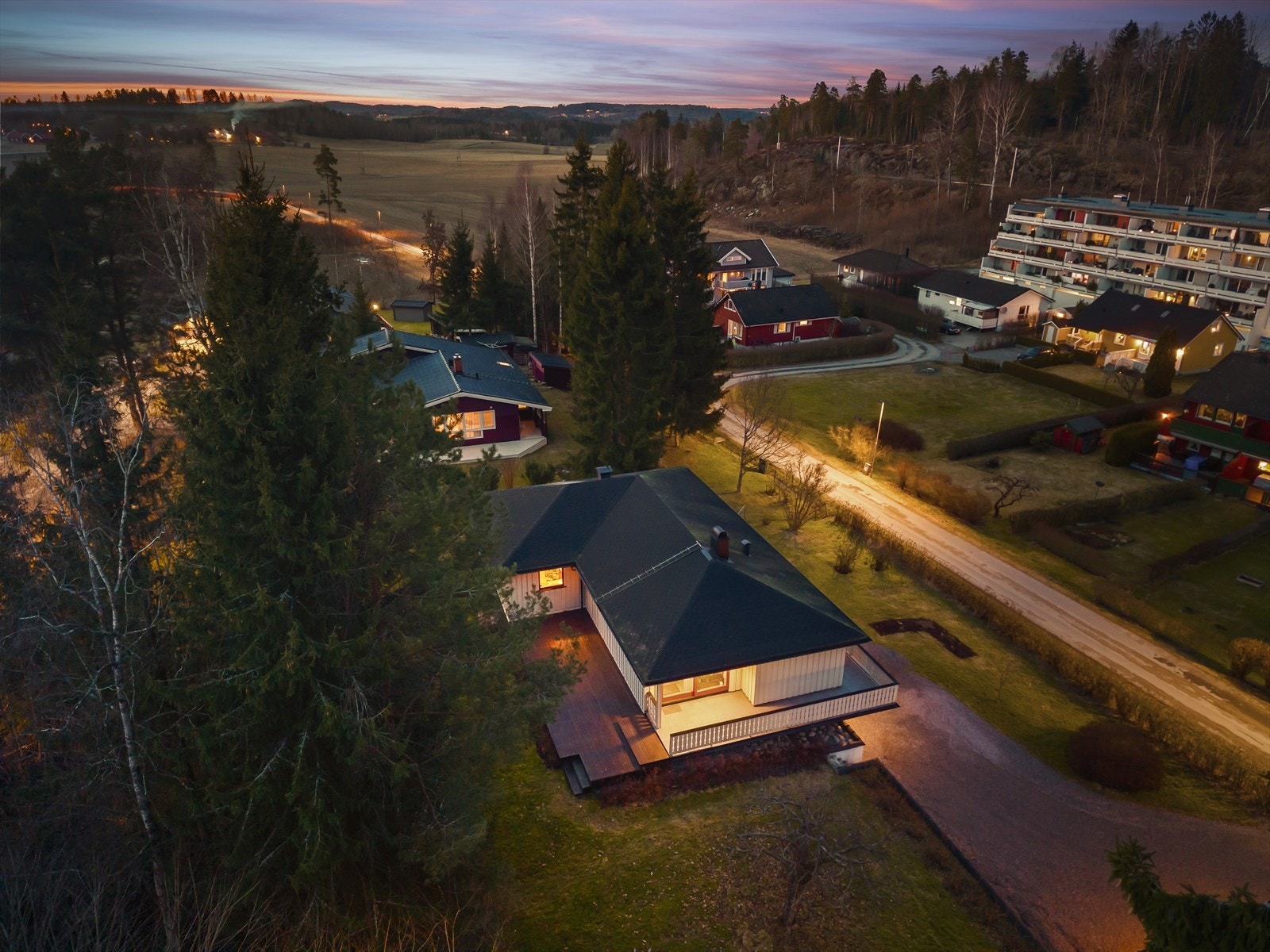 Dronefoto Galleribilde