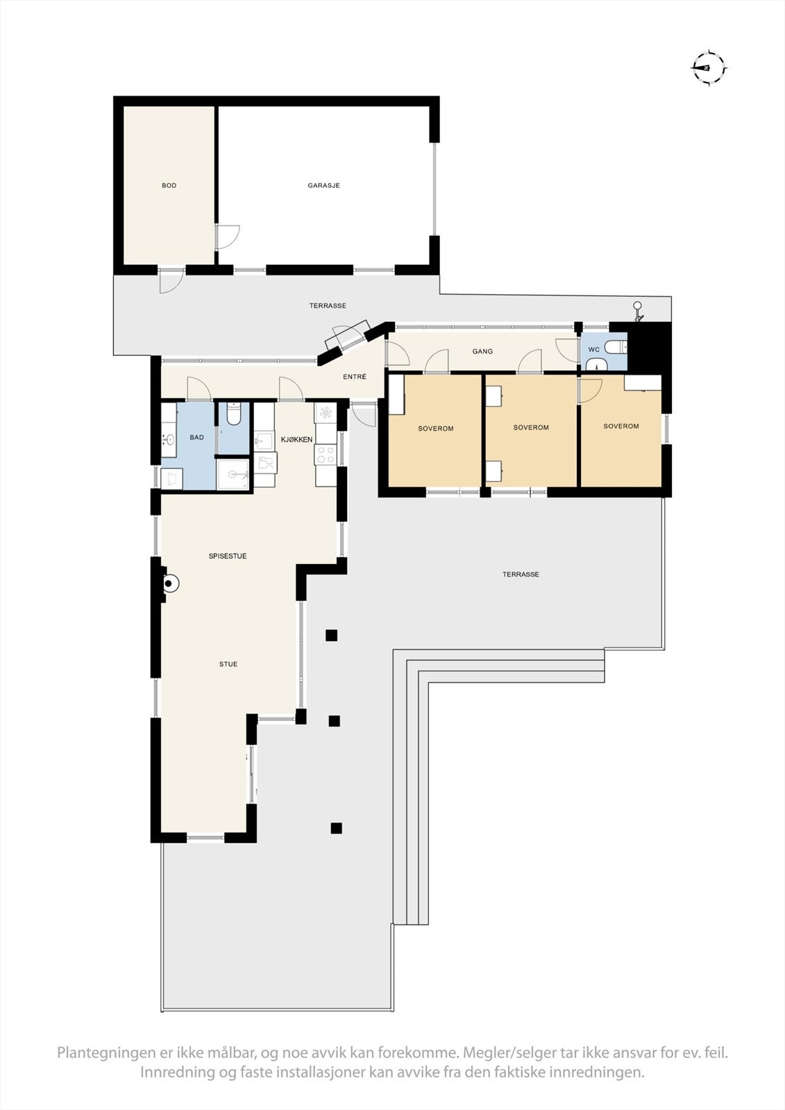 Planskisse Galleribilde