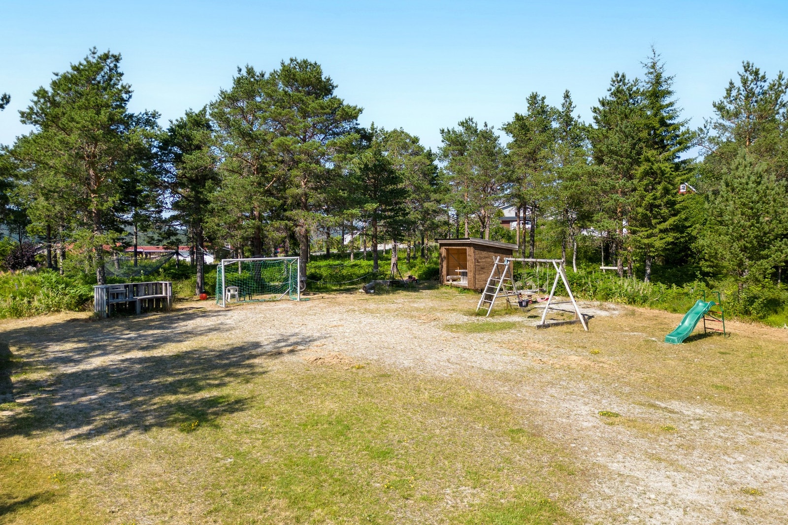 Like ved boligen er det friområde Galleribilde