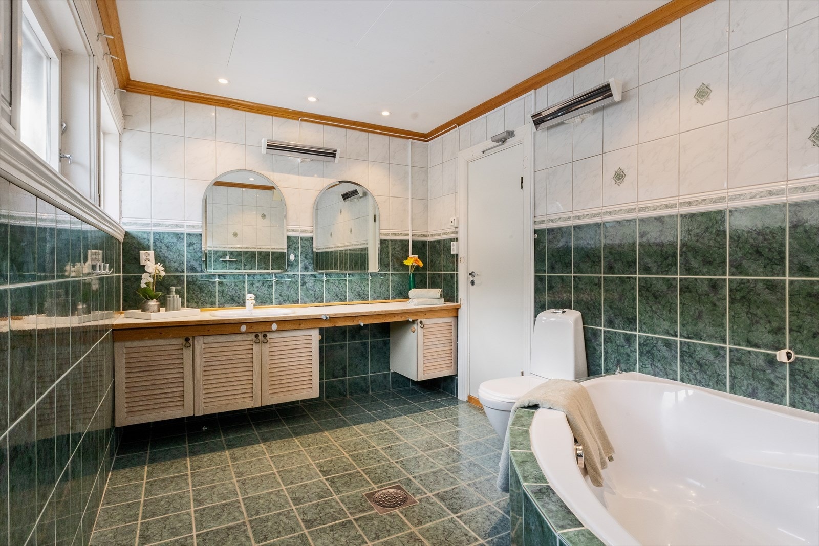 Badet er som det meste, stort av størrelse. Galleribilde