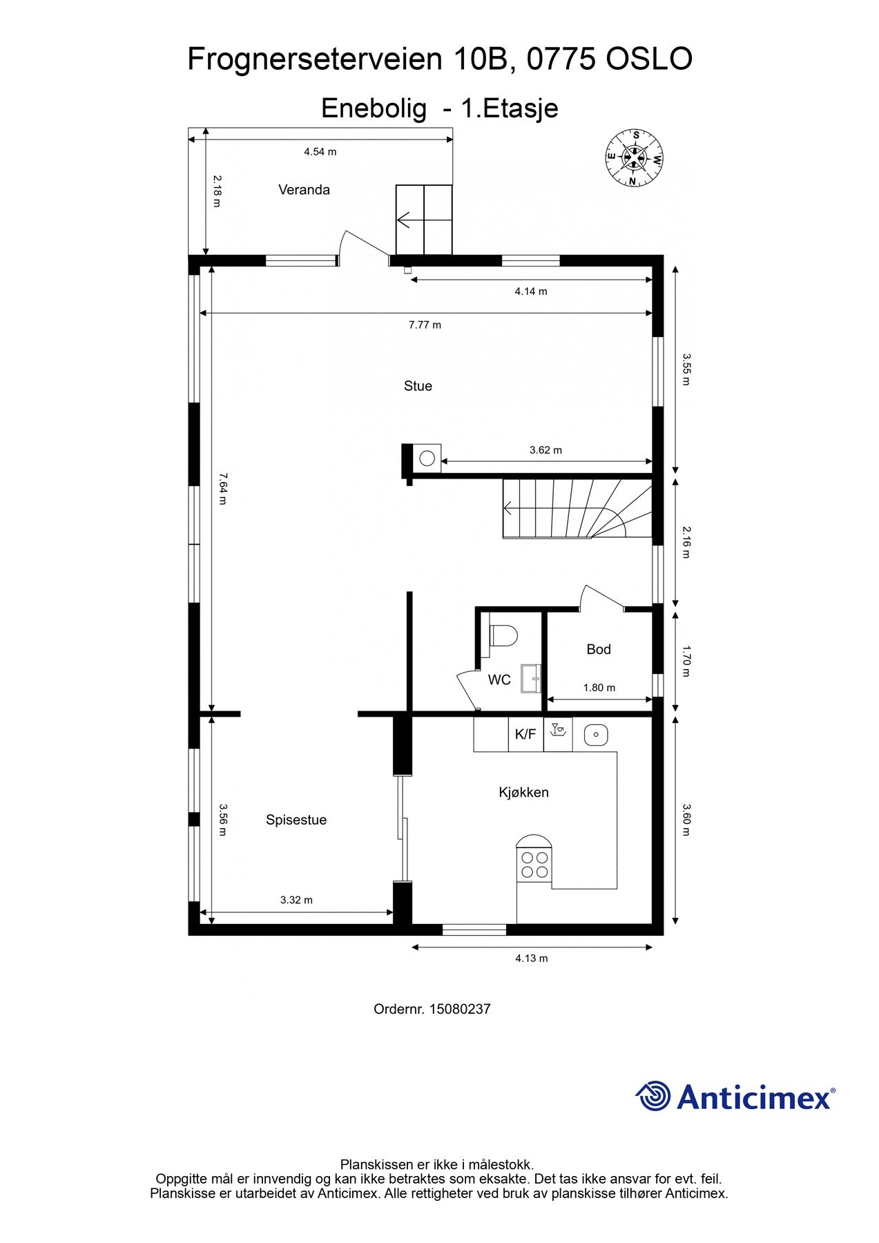 Plantegning: 1 etasje Galleribilde
