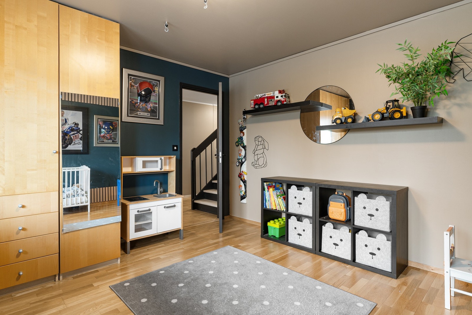 Rommene er lette å møblere og tilpasse etter egne ønsker. Galleribilde