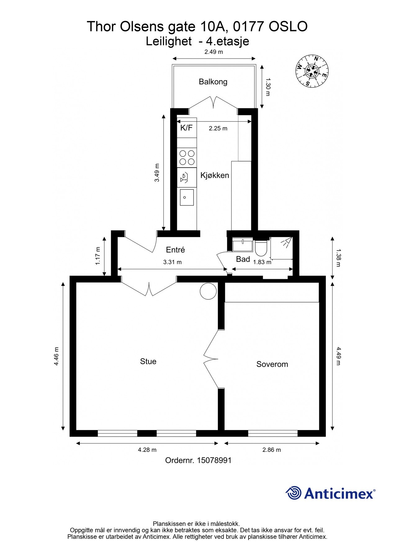 Planskisse. Galleribilde