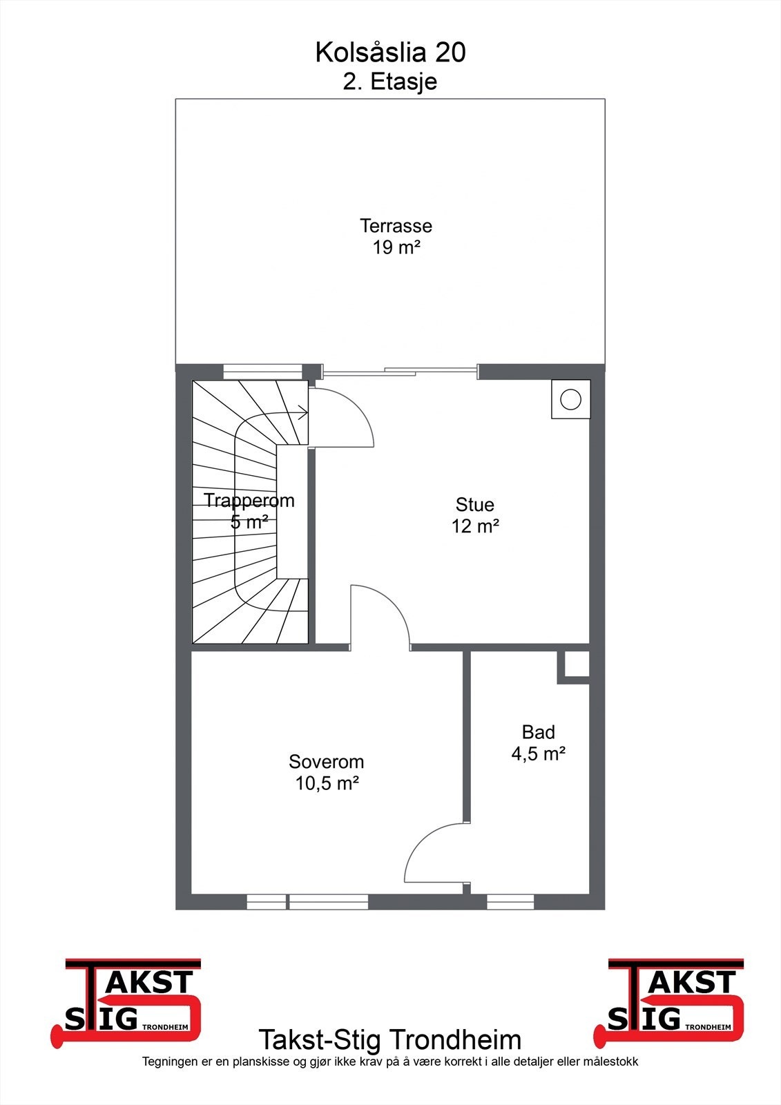 Planskisse 2. etasje Galleribilde