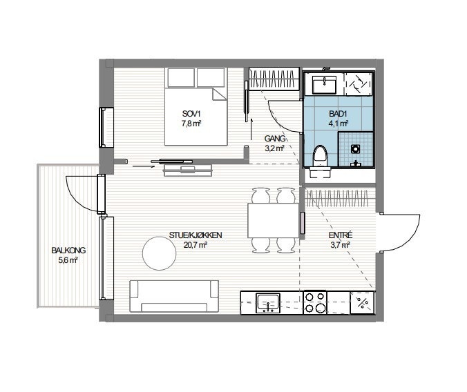 Planløsning SV3-0402 Galleribilde