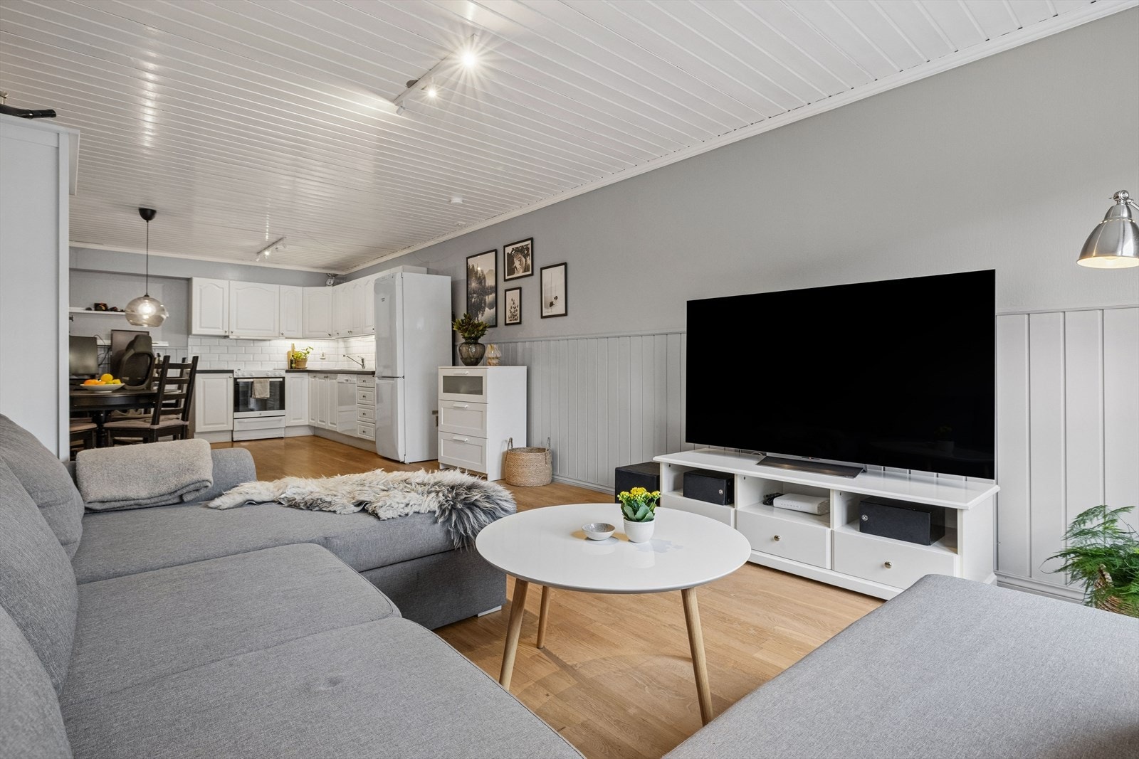 God plass til både sofagruppe og spisebord Galleribilde