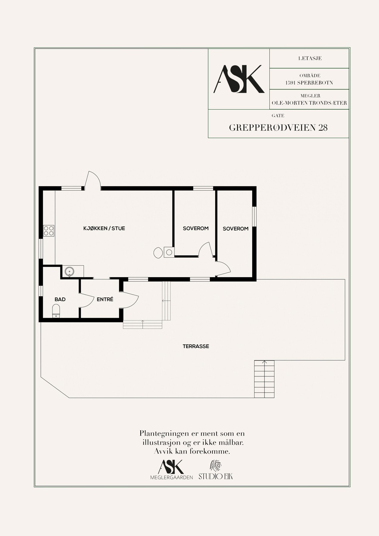 Plantegning Galleribilde