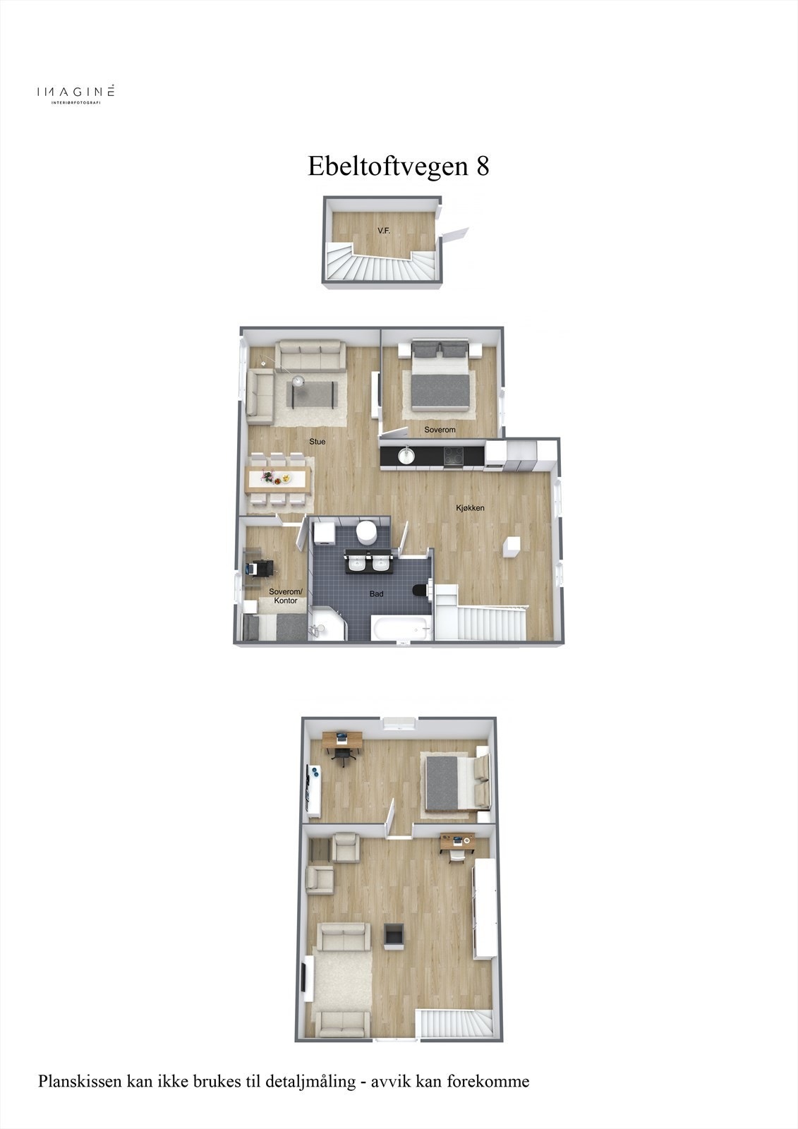 Planskisse 3D Galleribilde