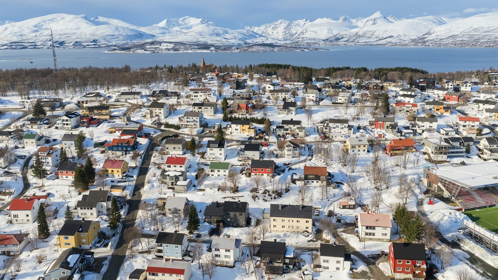 Boligen ligger like nedenfor Elverhøy Galleribilde