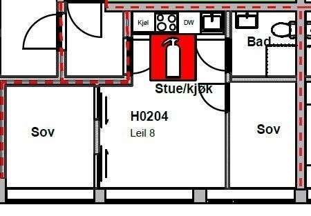 Plantegning Galleribilde