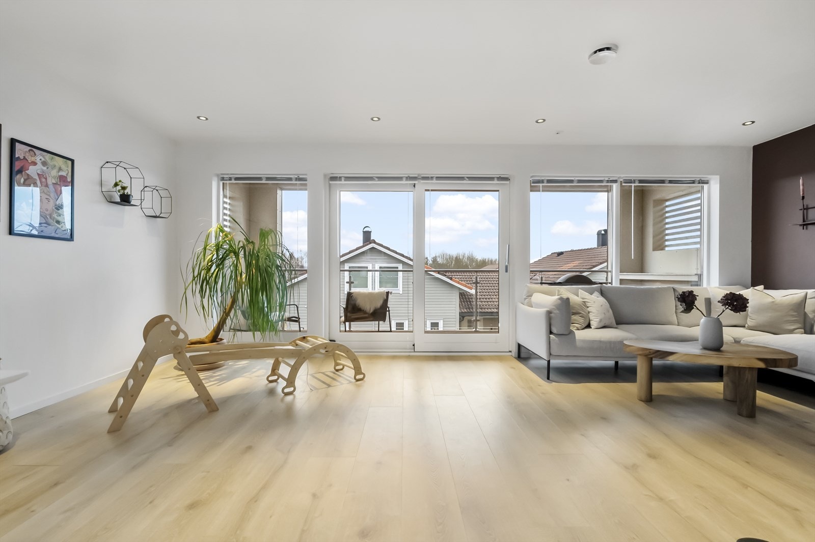 Ei romsleg stove som man kan innrede i fleire soner Galleribilde