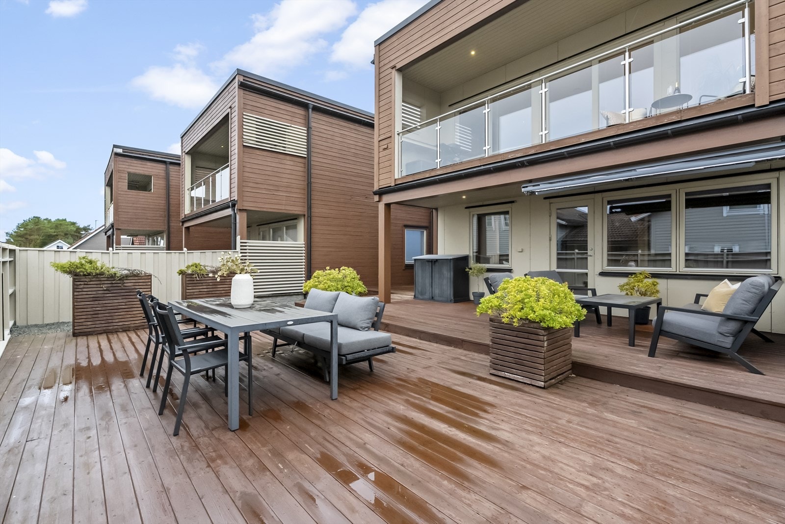 Uteområdet er skjema og sørvendt Galleribilde