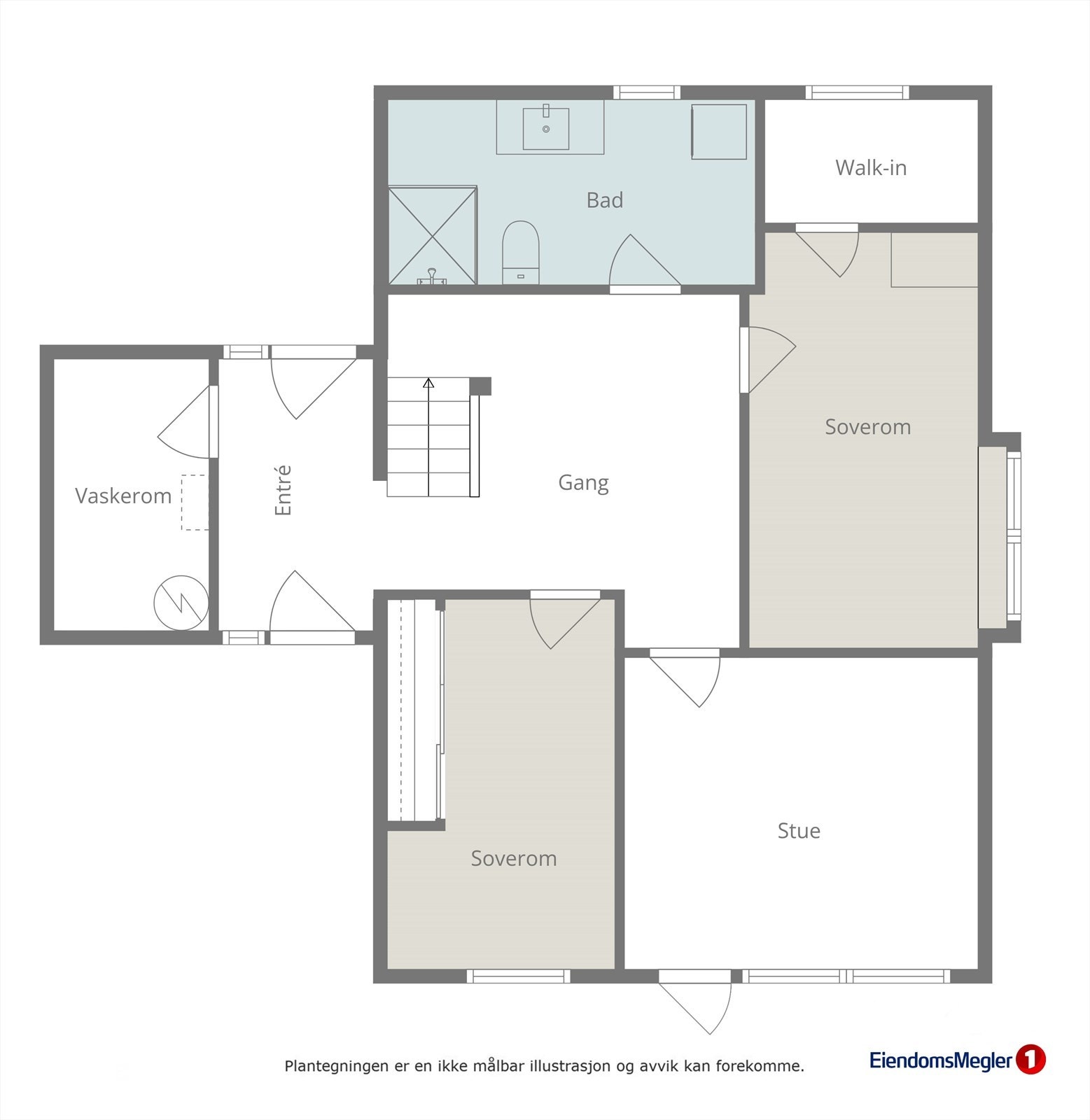 Planløysning underetasje Galleribilde