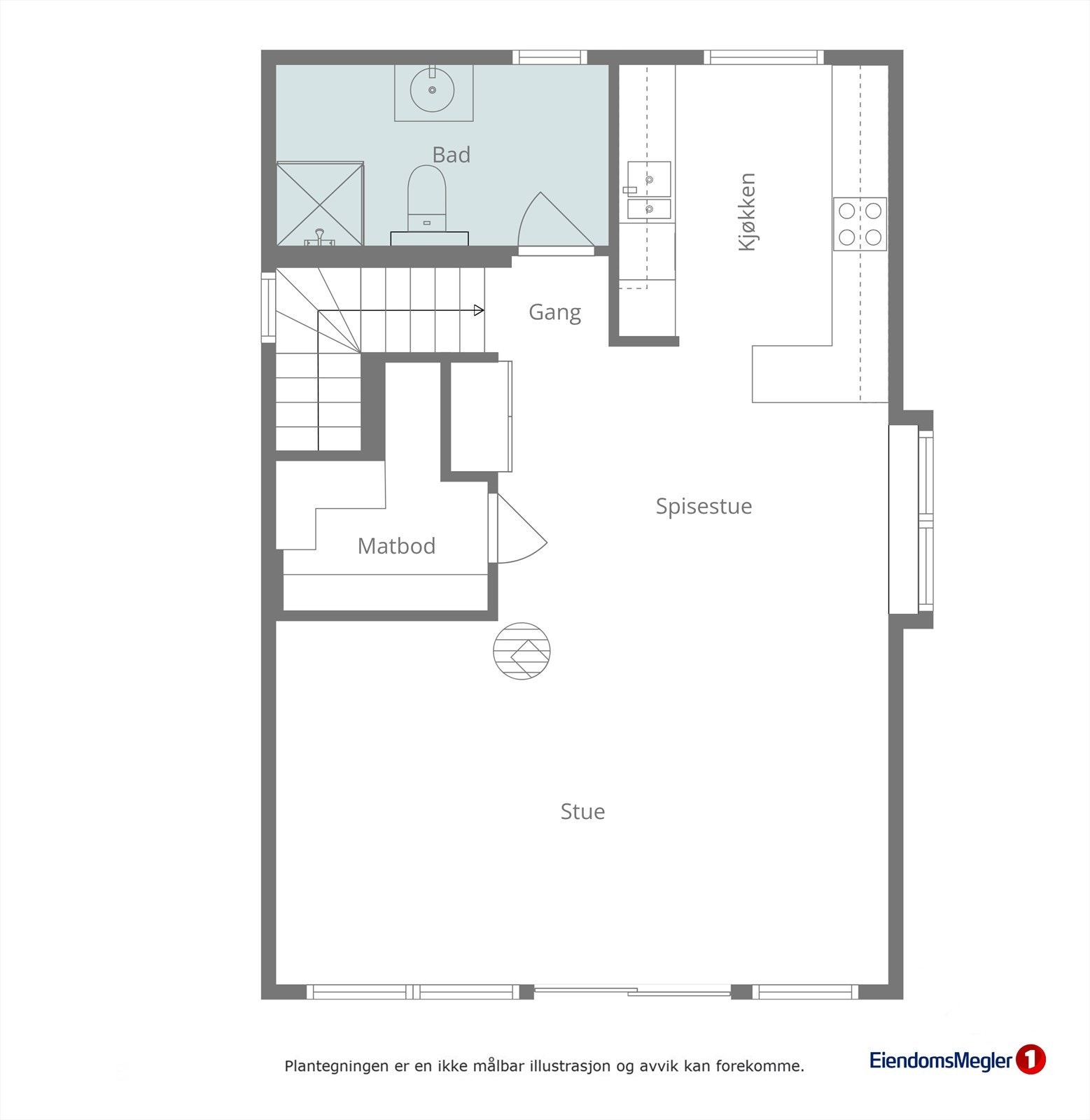 Planløysning hovedetasje Galleribilde