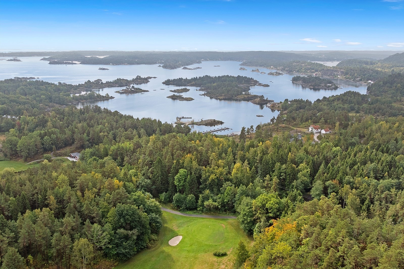 Privat golfbane på Gumøy Galleribilde
