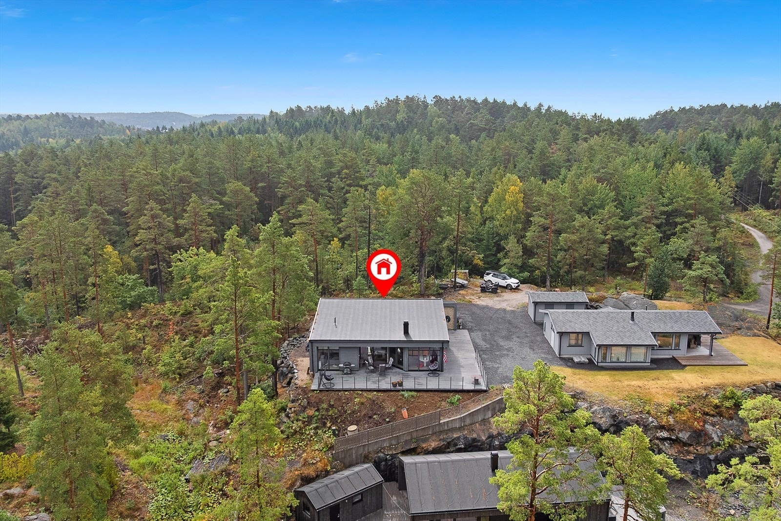Dronefoto Galleribilde