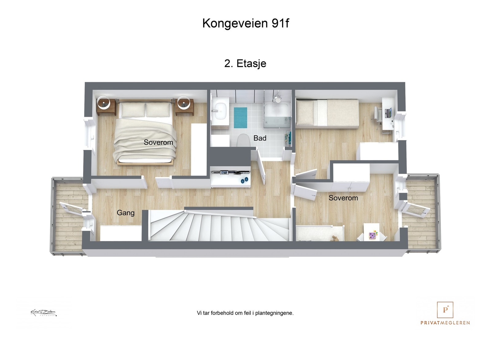 Plantegning 2. etasje Galleribilde