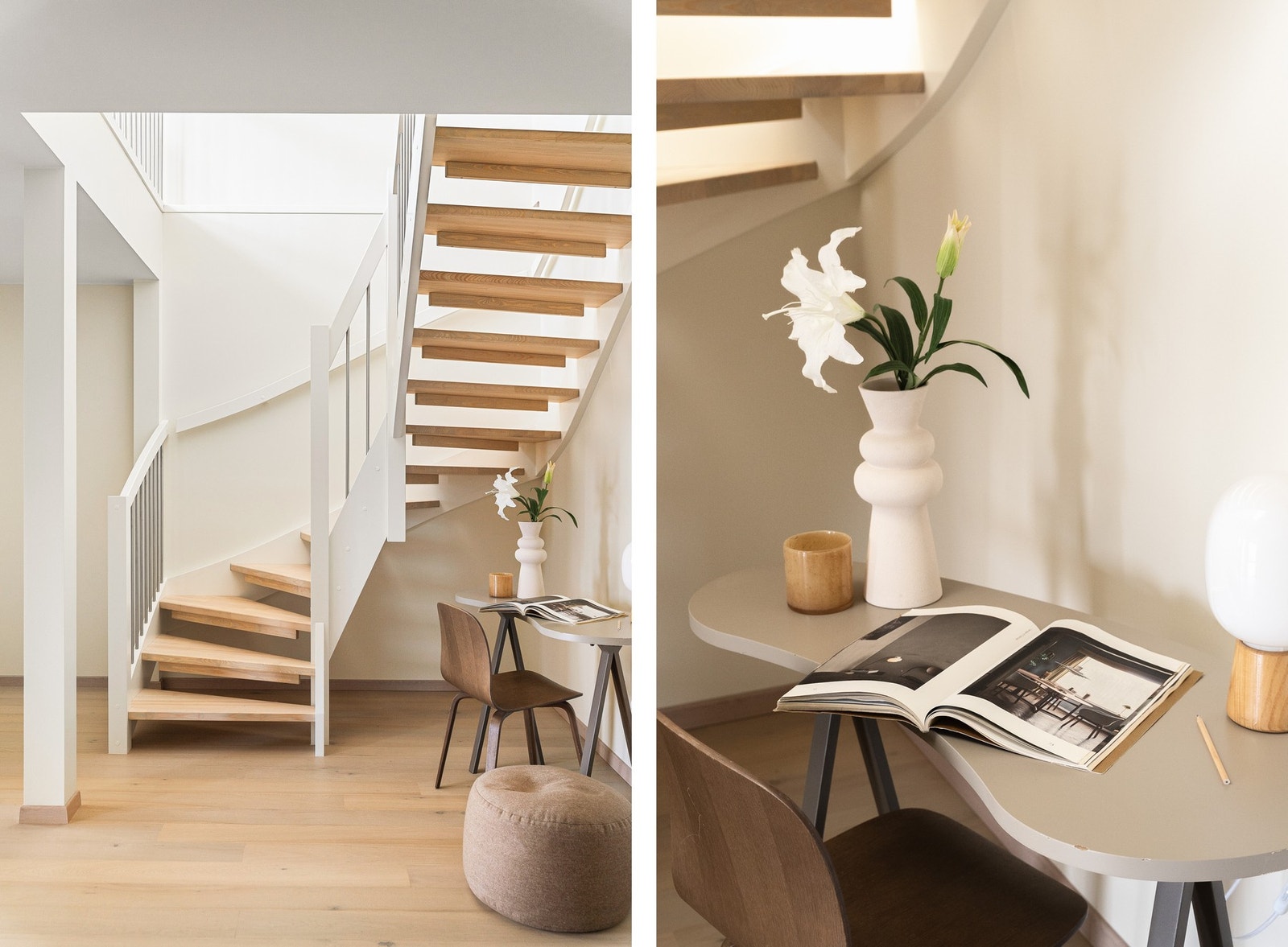 Vi beveger oss ned i boligens underetasje. Galleribilde