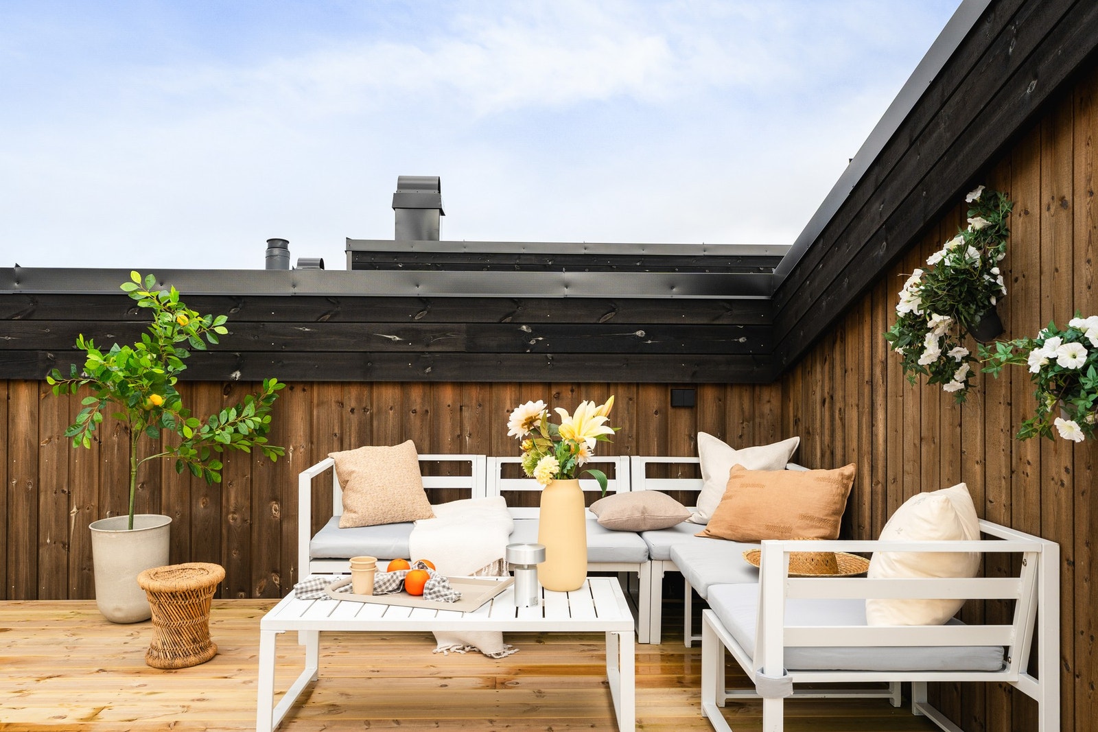 Her kan man nyte flotte solforhold. Galleribilde