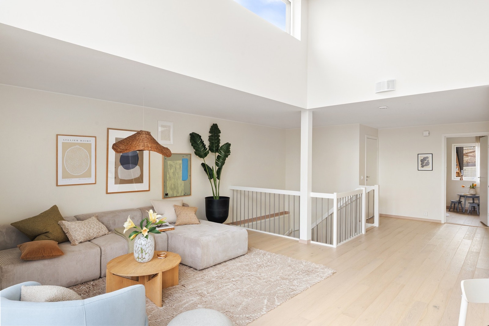 Boligen har balansert ventilasjon for et sunt inneklima. Galleribilde