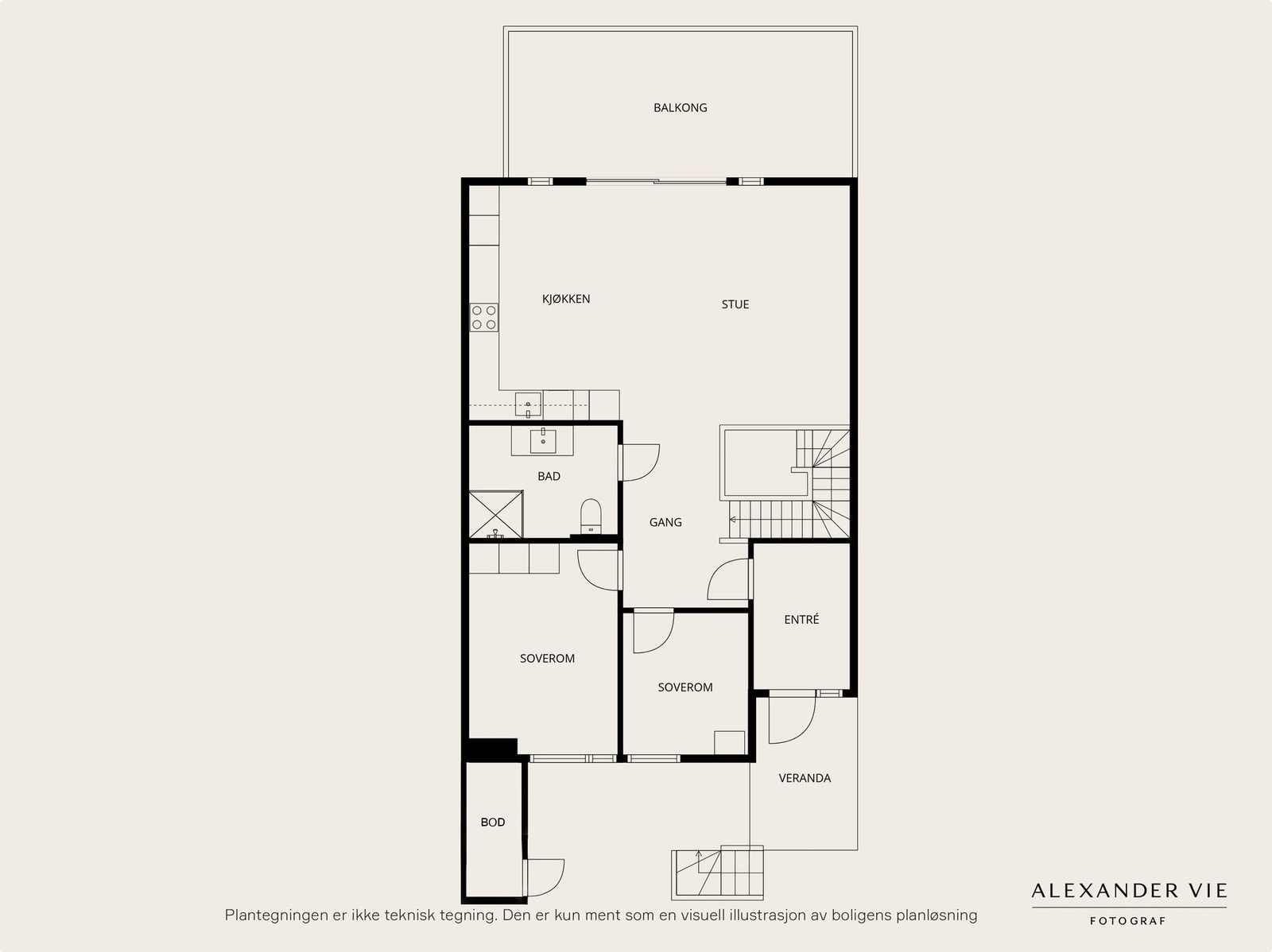 Plantegning Galleribilde