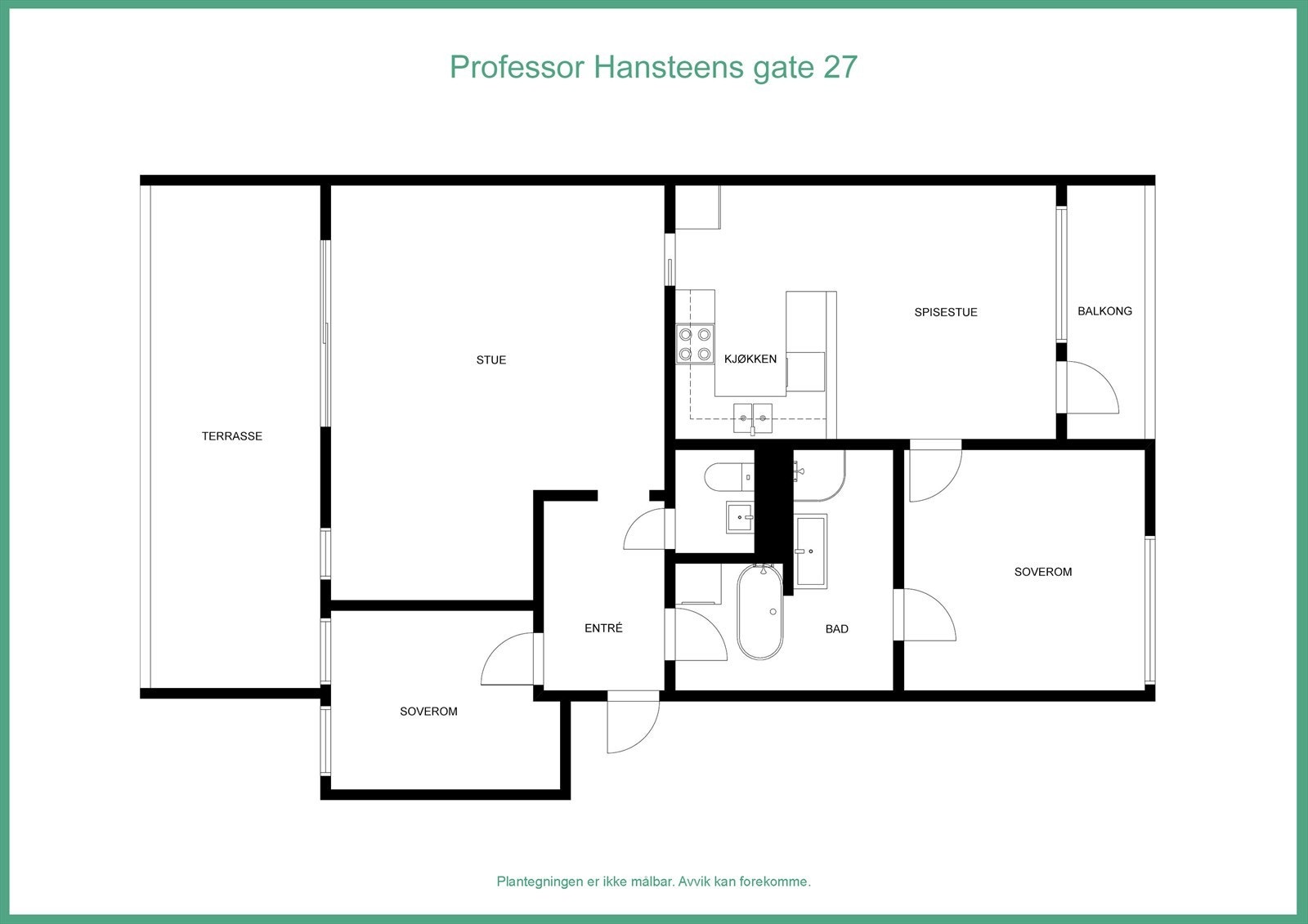 Plantegning Galleribilde