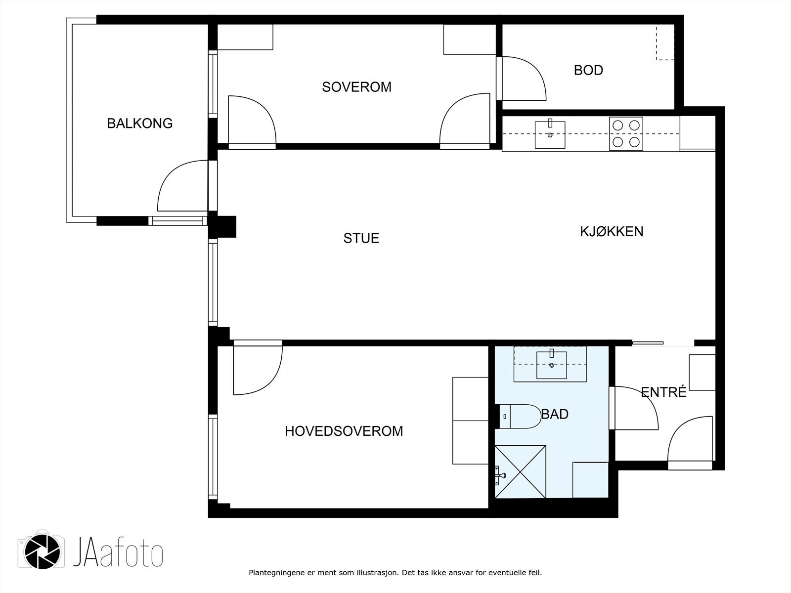 Plantegning Galleribilde