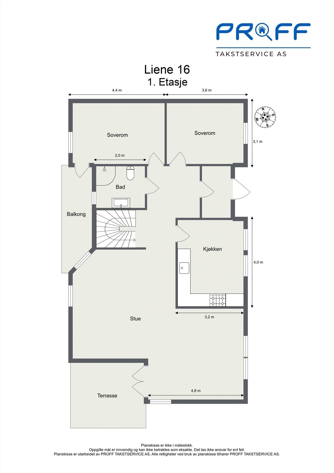 Plantegning 1. etasje. Galleribilde