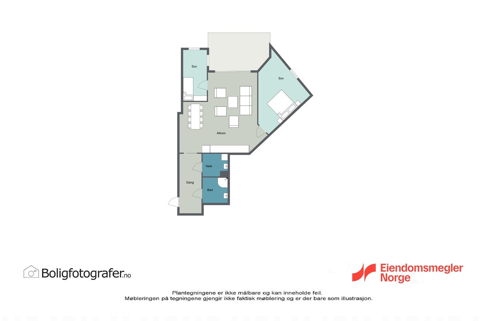 Planløsning 2. etasje Galleribilde