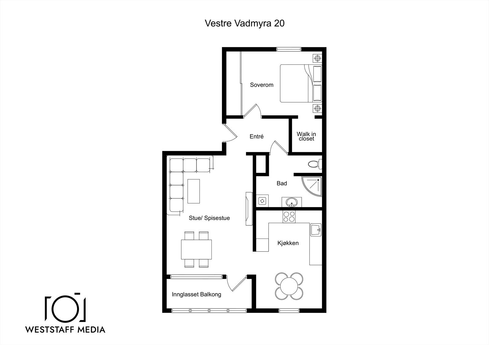 Planskisse Galleribilde