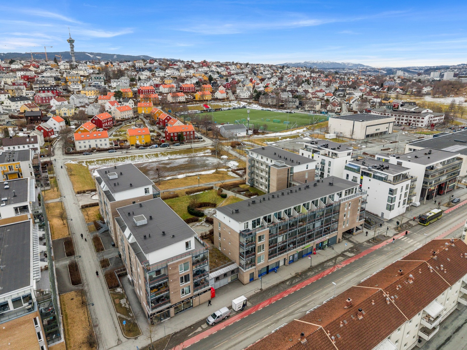 Nabolaget er spesielt anbefalt for familier med barn, etablerere og studenter. Galleribilde