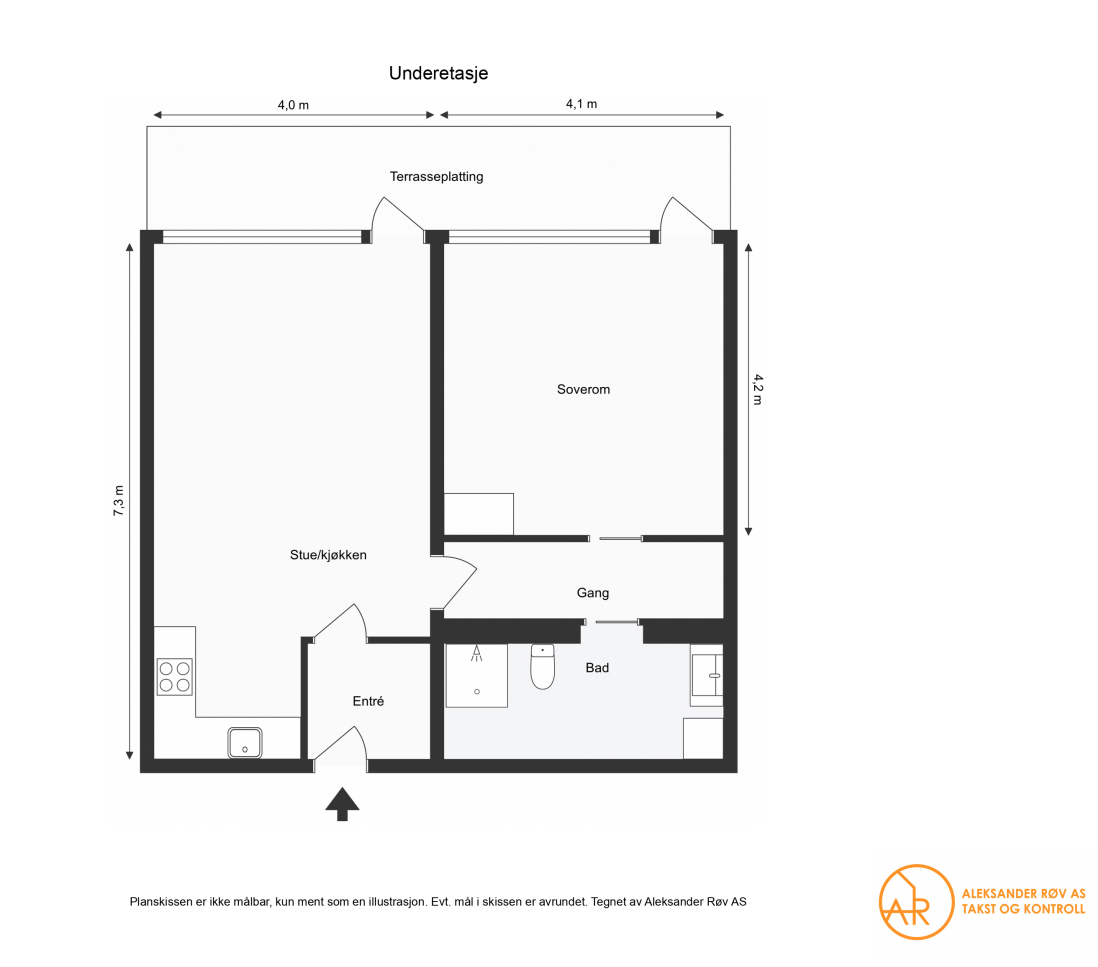 Plantegning Galleribilde