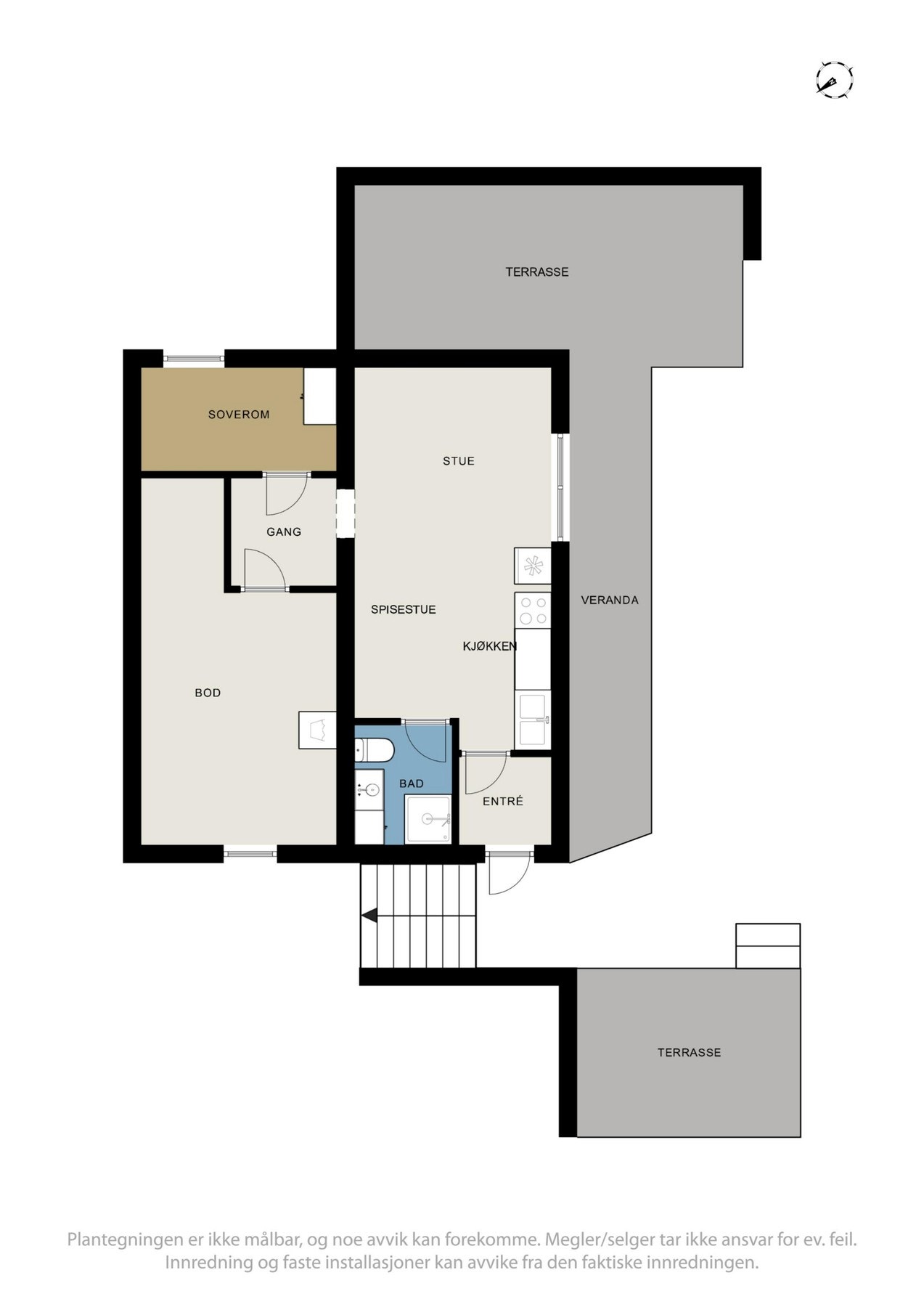 Plantegning kjeller Galleribilde