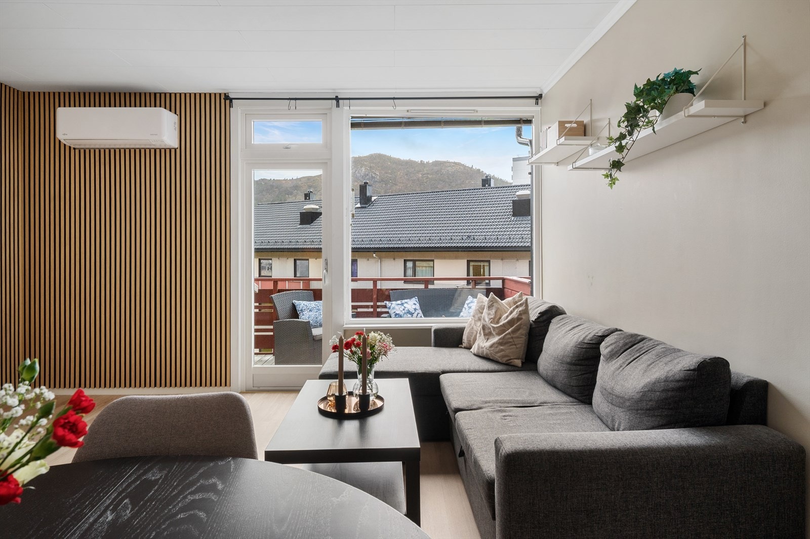 Varmepumpe som varmer godt på kalde vinterdager. Galleribilde