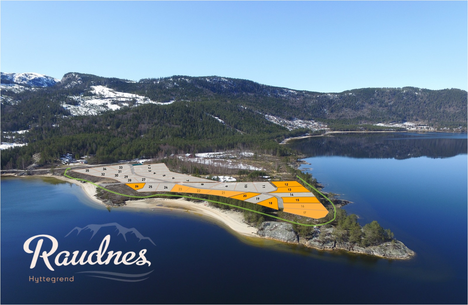 Fantastisk beliggenhet på en halvøy i Nisser - Se www.raudnes.no Galleribilde