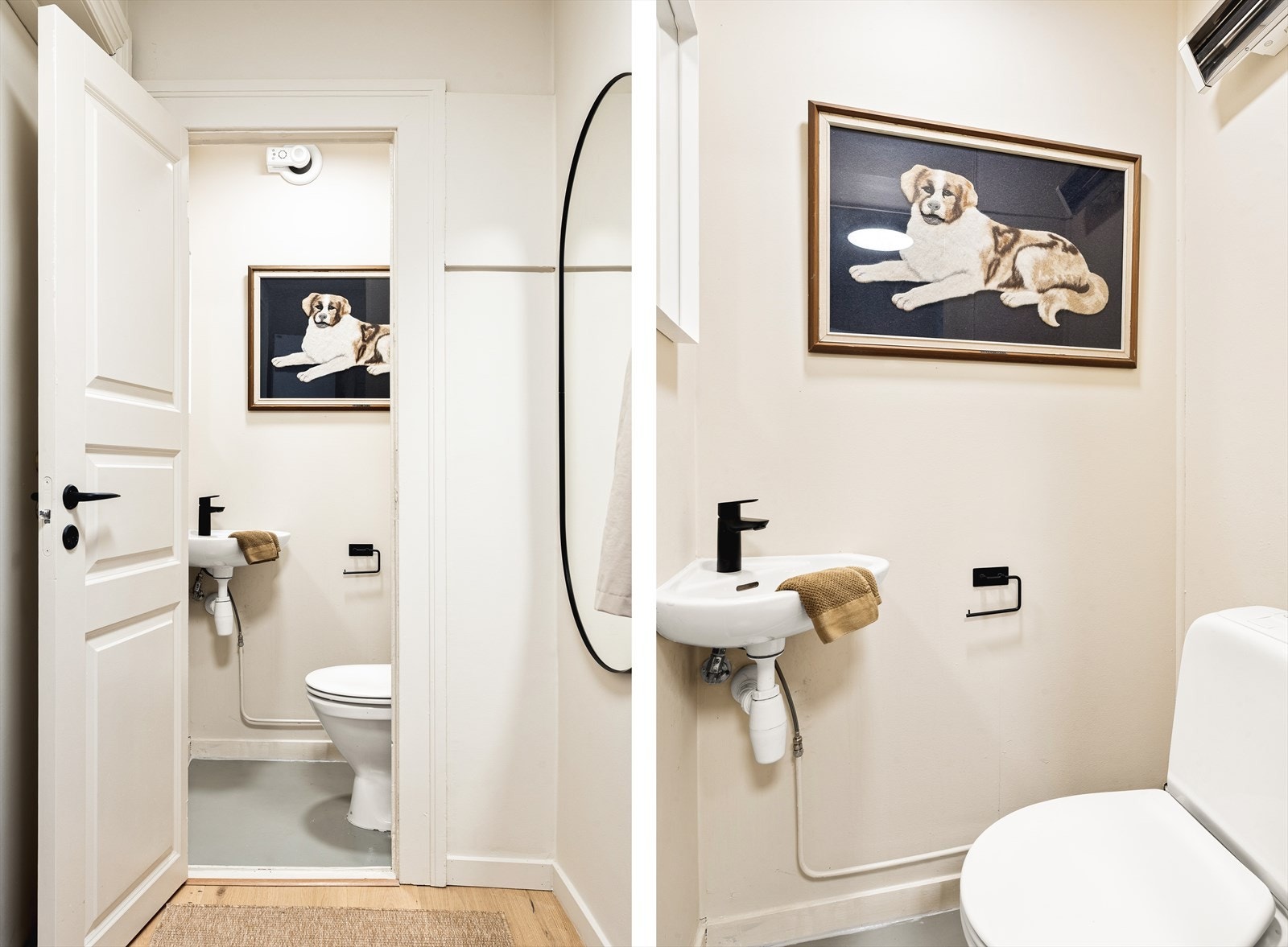 I tillegg har man også et enkelt wc i entréen. Galleribilde