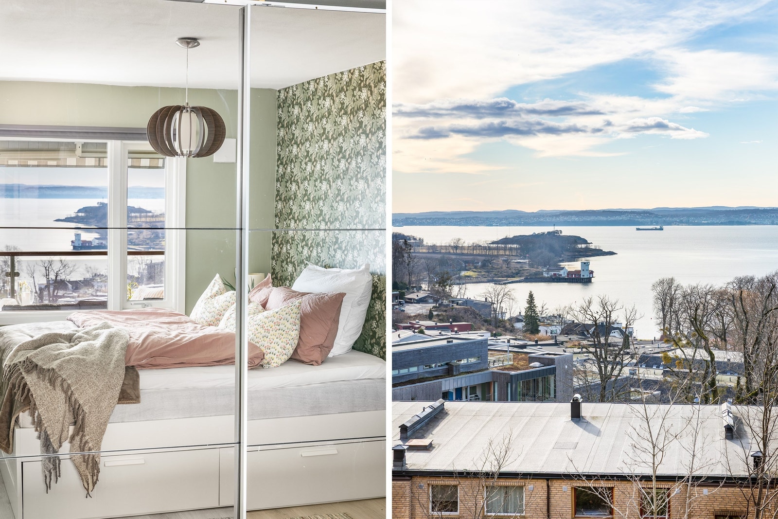 Speildørsgarderoben oppbevarer klærne lett tilgjengelig og har i tillegg en utvidende effekt på romfølelsen. Galleribilde