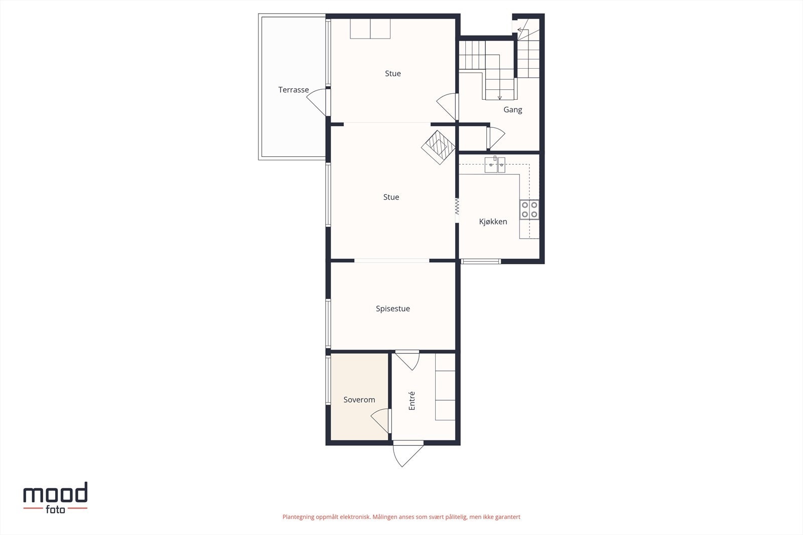 Plantegning hovedetasje Galleribilde
