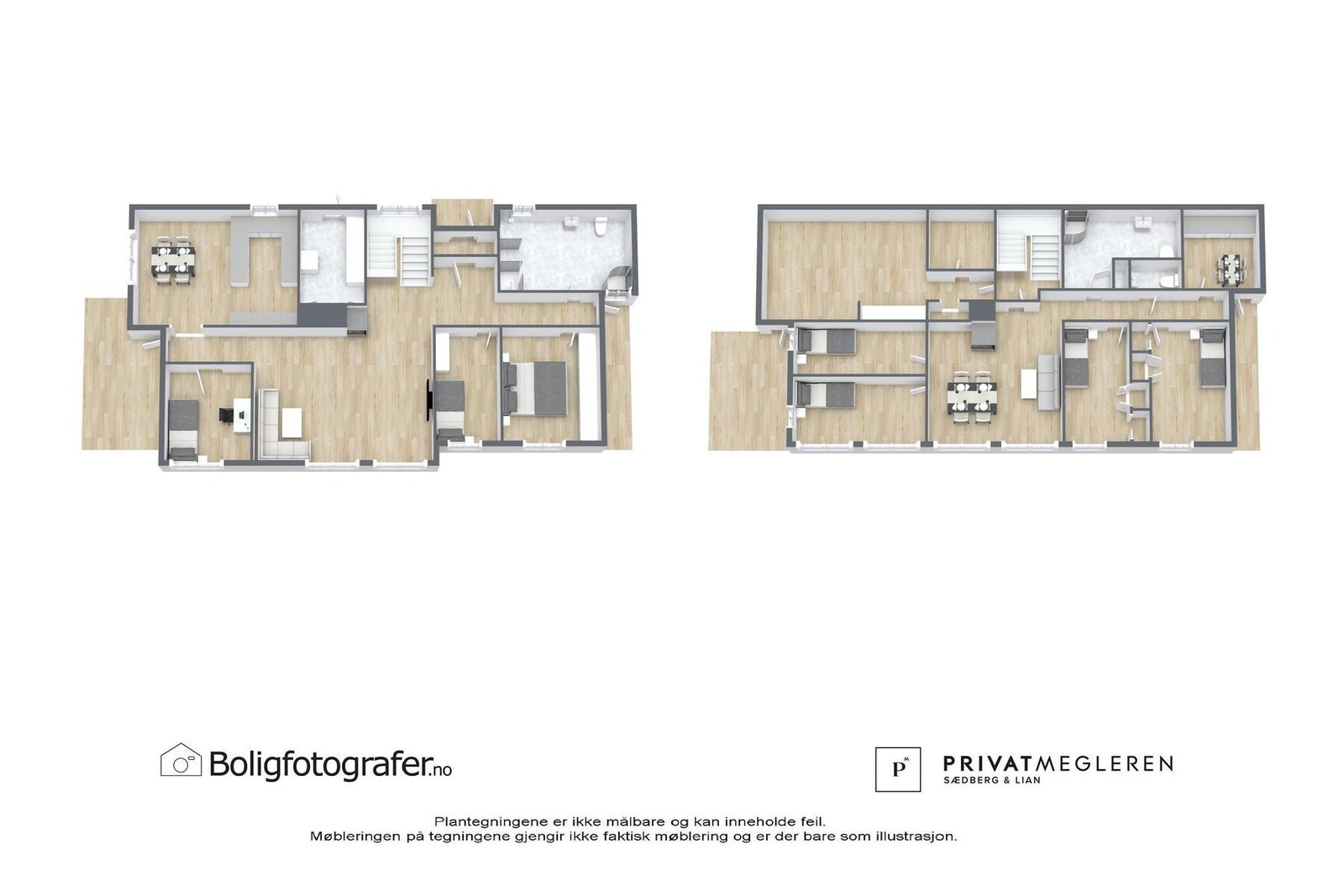 3D plantegning / samlet Galleribilde