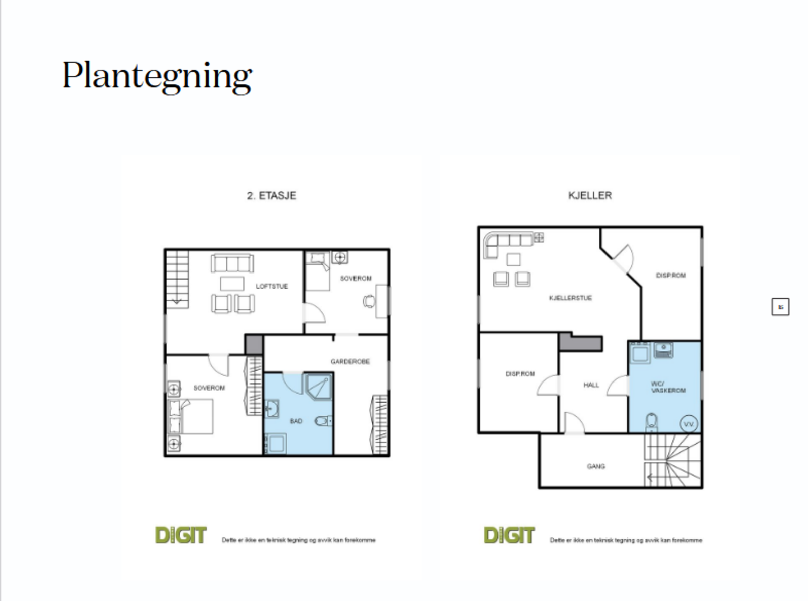 Plantegning. Galleribilde