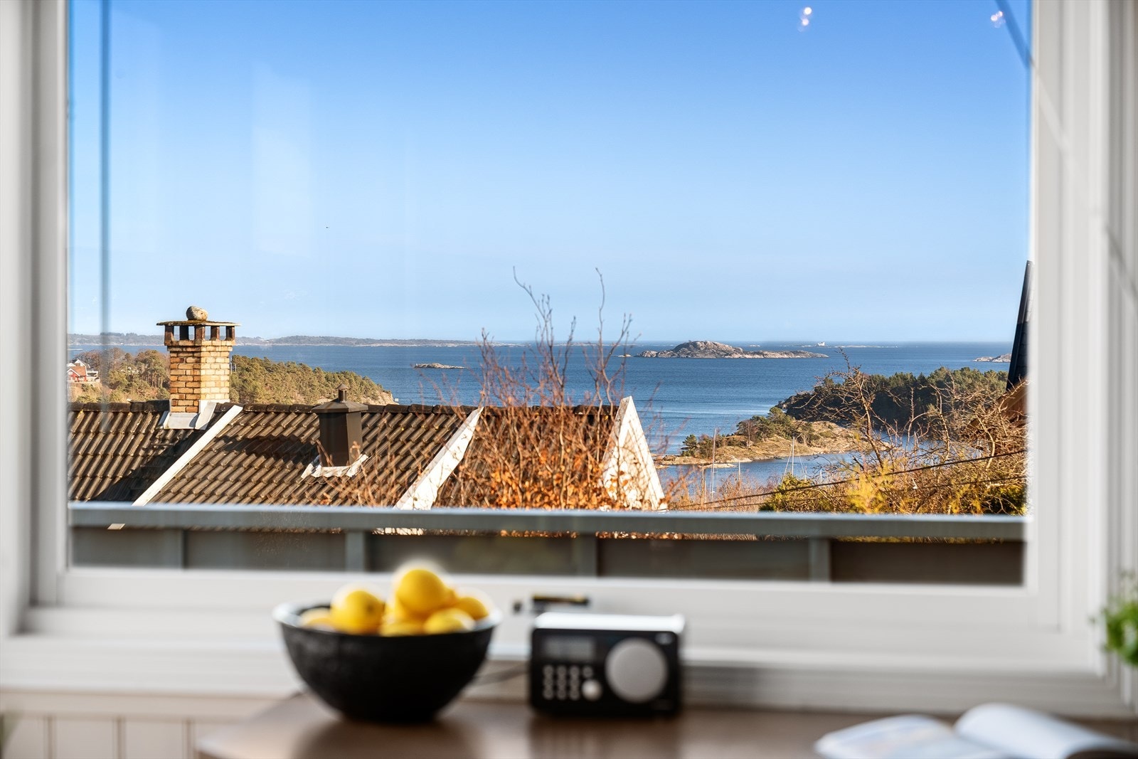 Utsikt fra kjøkkenvindu Galleribilde