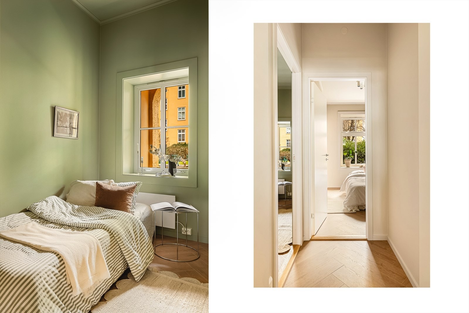 Soverommet måler 6 kvadratmeter. Galleribilde