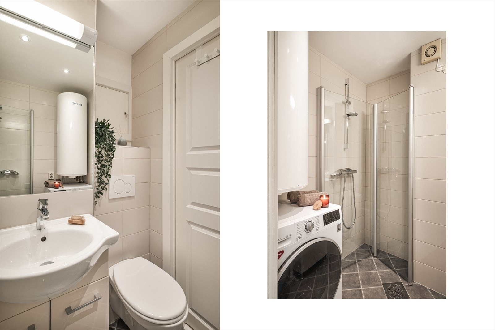 - God plass til vaskemaskin (badet er oppgradert i 2012 iht. eldre prospekt) - Galleribilde